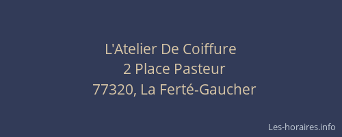 L'Atelier De Coiffure