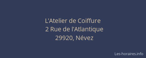 L'Atelier de Coiffure