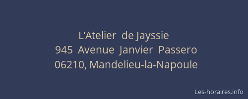 L'Atelier  de Jayssie