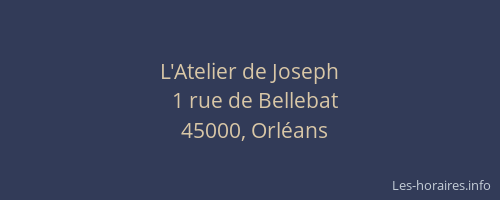 L'Atelier de Joseph