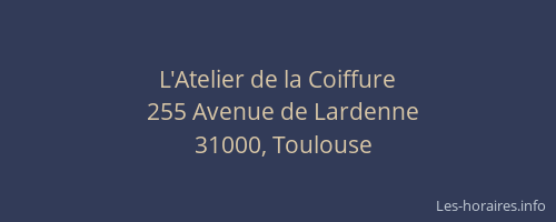 L'Atelier de la Coiffure