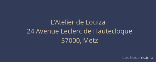L'Atelier de Louiza