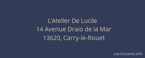 L'Atelier De Lucile