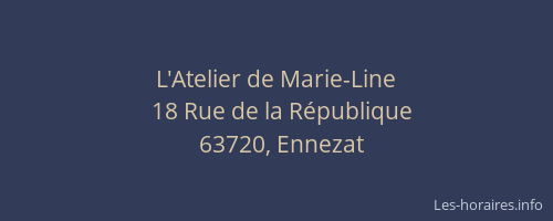 L'Atelier de Marie-Line