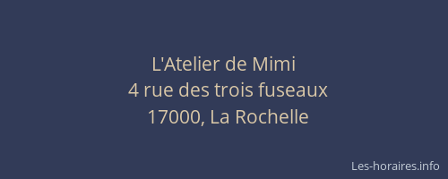 L'Atelier de Mimi