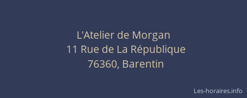 L'Atelier de Morgan