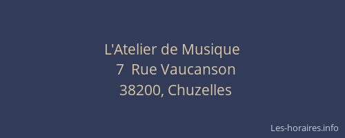 L'Atelier de Musique