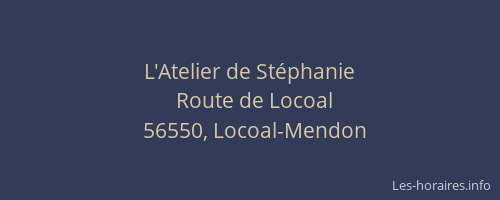 L'Atelier de St&eacute;phanie