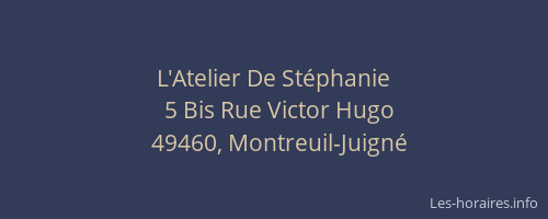 L'Atelier De Stéphanie