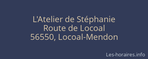 L'Atelier de Stéphanie