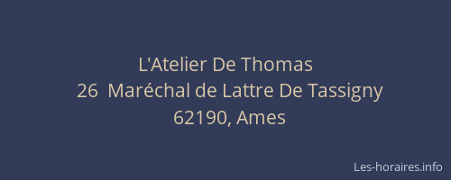 L'Atelier De Thomas