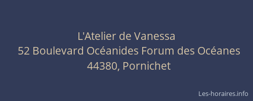 L'Atelier de Vanessa