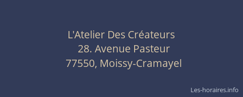 L'Atelier Des Créateurs