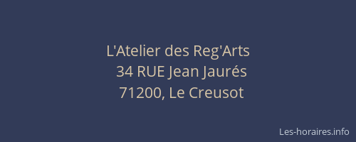 L'Atelier des Reg'Arts