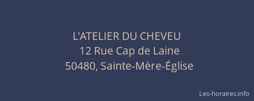 L'ATELIER DU CHEVEU