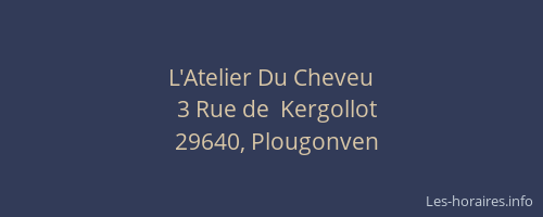 L'Atelier Du Cheveu