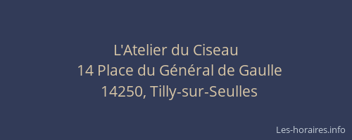 L'Atelier du Ciseau