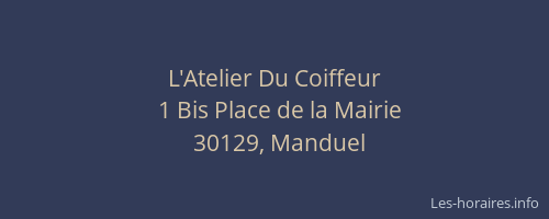 L'Atelier Du Coiffeur