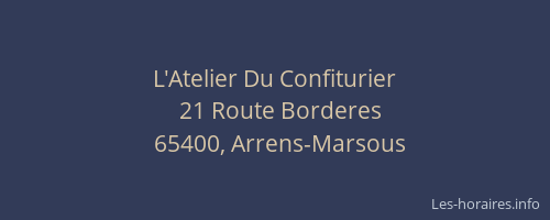 L'Atelier Du Confiturier