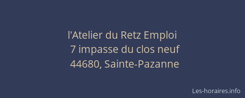 l'Atelier du Retz Emploi