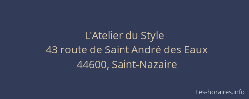 L'Atelier du Style