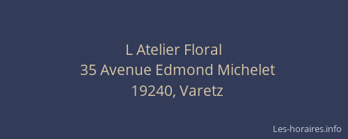 L Atelier Floral