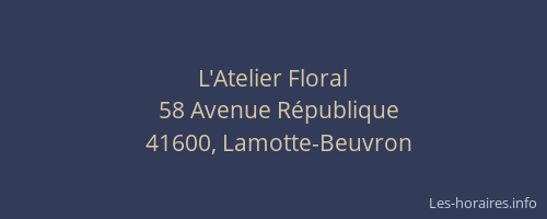 L'Atelier Floral