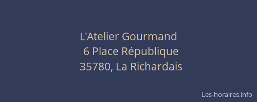 L'Atelier Gourmand