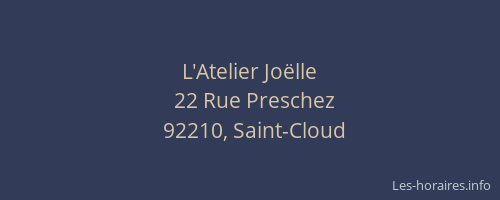 L'Atelier Joëlle