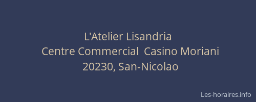 L'Atelier Lisandria