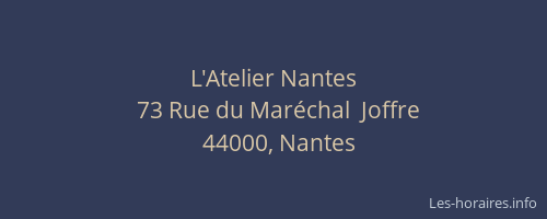L'Atelier Nantes
