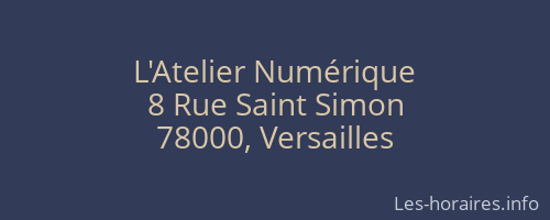 L'Atelier Numérique
