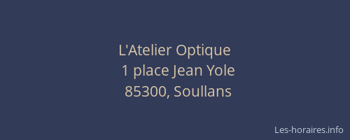 L'Atelier Optique