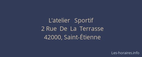 L'atelier   Sportif