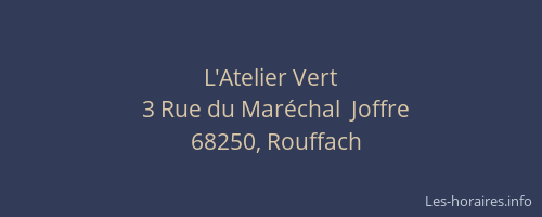 L'Atelier Vert