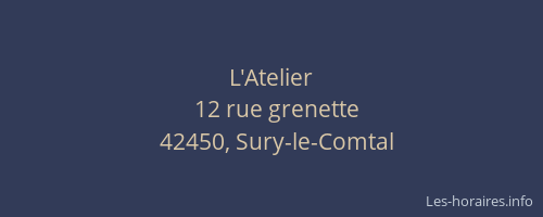 L'Atelier
