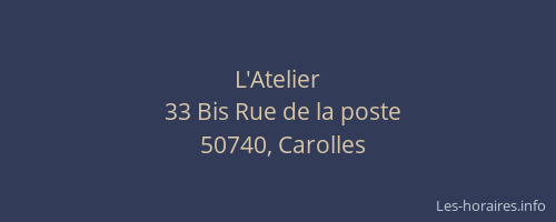 L'Atelier