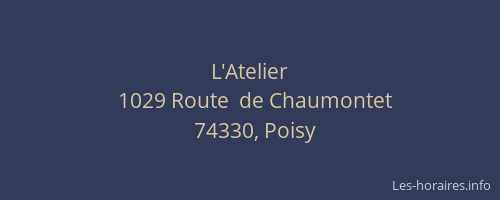L'Atelier