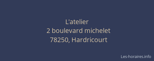 L'atelier
