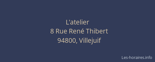 L'atelier