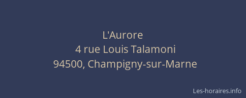 L'Aurore