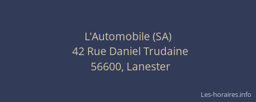 L'Automobile (SA)