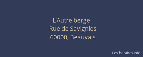 L'Autre berge