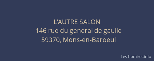 L'AUTRE SALON