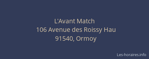 L'Avant Match