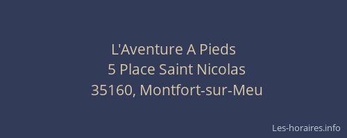 L'Aventure A Pieds