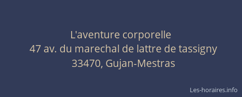 L'aventure corporelle