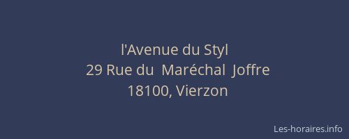 l'Avenue du Styl