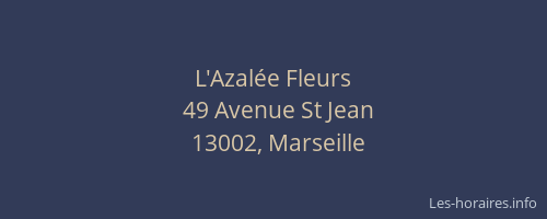 L'Azalée Fleurs