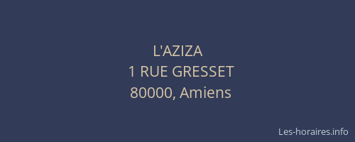 L'AZIZA